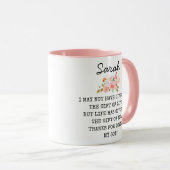 Fijne Geschenken voor Schoondochter, Gepersonalise Mok (Voorkant rechts)