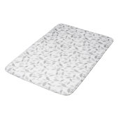 Fijne getextureerde grijze karal Bath Mat (Gekanteld)