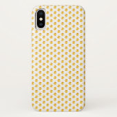 Fijne gouden stippen Case-Mate iPhone case (Achterkant)