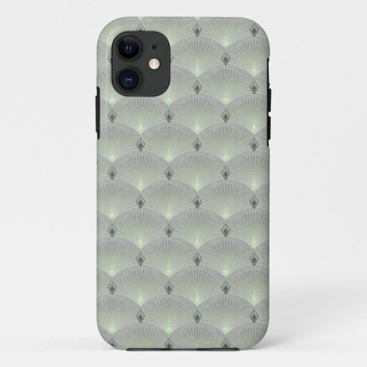 Fijne groen en grijs, kunstdeco. Case-Mate iPhone case (Achterkant)