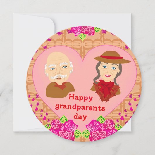 Fijne grootouderdag Uitnodiging (Voorkant)