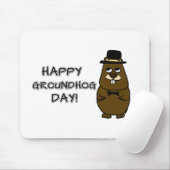 Fijne Groundhog Dag! Muismat (Met muis)