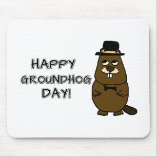 Fijne Groundhog Dag! Muismat