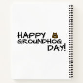 Fijne Groundhog Dag! Notitieboek (Achterkant)