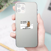 Fijne Groundhog Dag! Sticker (Telefoon)