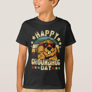 Fijne Groundhog Day Grappige Groundhog Eenzamen Sc T-shirt
