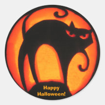 Fijne Halloween! Angstaanjagende Sticker