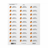 Fijne Halloween Etiket (Full Sheet)