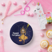 Fijne Halloween feestje schattig meisje kinder Papieren Kommen (Feest)