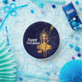 Fijne Halloween feestje schattig meisje kinder Papieren Kommen (Feest)