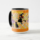 Fijne Halloween! Heksen Mok! Mok (Voorkant links)