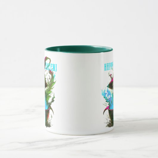 Fijne Halloween! Heksen schedel Mok (Midden)