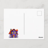 Fijne Halloween kostuum kinder feestviering Briefkaart (Achterkant)