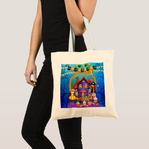 Fijne Halloween kostuum kinder feestviering Tote Bag