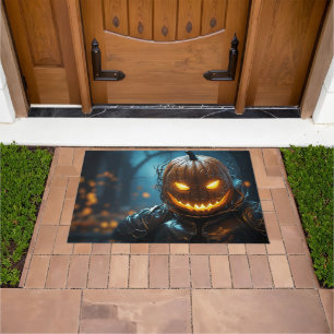 Fijne Halloween Pompoen Krijger Deurmat