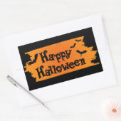 Fijne Halloween Rechthoekige Sticker (Envelop)