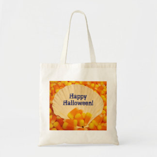 Fijne Halloween-tassen Snoep Mais Schelp Tote Bag