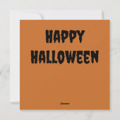 Fijne Halloween Vleermuizen Kaart (Achterkant)