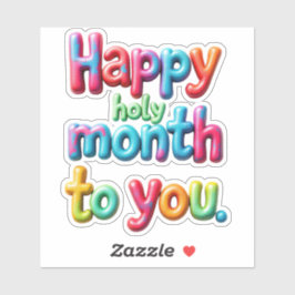 Fijne heilige maand voor jou sticker