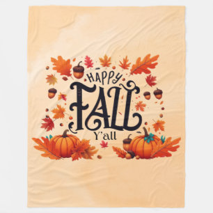 Fijne herfst allemaal klassieker fleece deken