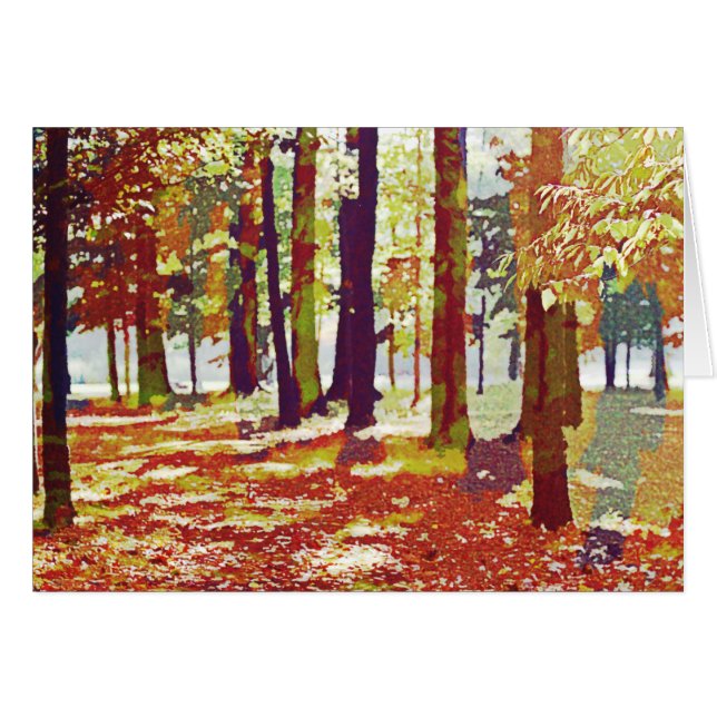 Fijne herfst Happy Thanksgiving (Voorkant Horizontaal)