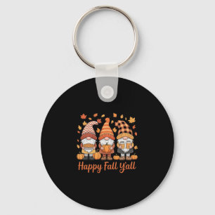Fijne Herfst Mensen Gnome Pompoen Herfst Thanksgiv Sleutelhanger