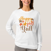 Fijne Herfst voor Y'all T-shirt (Voorkant)