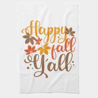 Fijne Herfst voor Y'all Theedoek