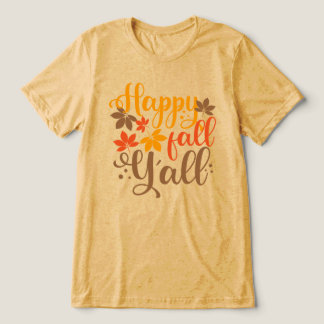 Fijne Herfst voor Y'all Tri-Blend Shirt