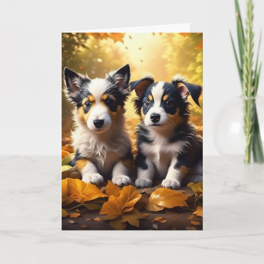 Fijne Herfst Y'all | Autumn Blessings AI Art Kaart (Voorkant)