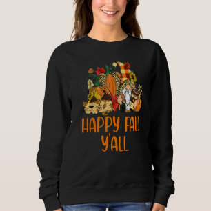 Fijne Herfst Y'all Schattig Dames Herfst Grafisch  Trui