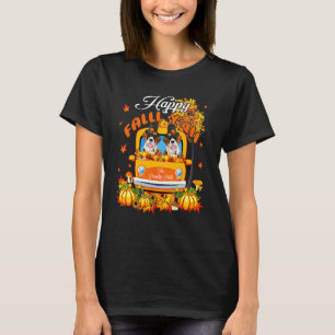 Fijne Herfst Y'all Thanksgiving St Bernards Op Fal T-shirt