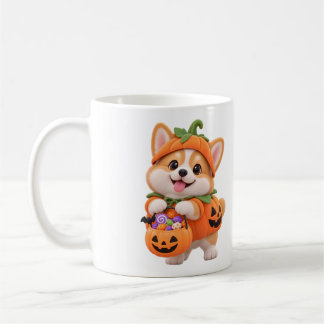 Fijne Howl-o-ween Mopshond Pompoen Halloween Mok