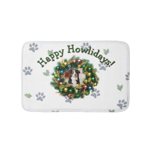 Fijne Howlidays Foto Afbeelding Badmat