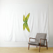 Fijne iriserende smaragdgroene libellen vleugels wandkleed (In Situ (horizontaal))