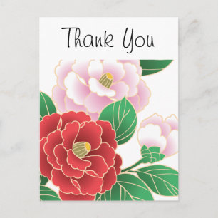 Fijne Japanse Cute Cool Girly Retro Floral Briefkaart