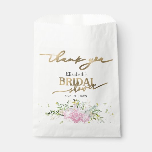 Fijne kalligrafie | Bedankt Vrijgezellenfeest Bedankzakje (Voorkant)