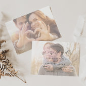 Fijne kalligrafie | Horizontaal fotowedden in Kaart