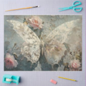 Fijne kanten vlinder tissuepapier (Craft)