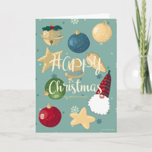 Fijne kerst. feestdagen kaart