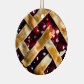 Fijne kerst | Grappig eten Pun Keramisch Ornament (Rechts)