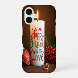Fijne kerst in mijn liefde iPhone 16 hoesje