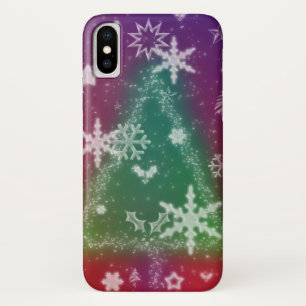 Fijne kerst iPhone draagtas X Hoesje