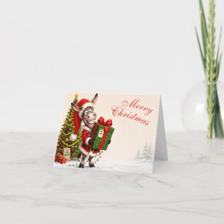 Fijne Kerst met Hee-Haw! Bedankkaart