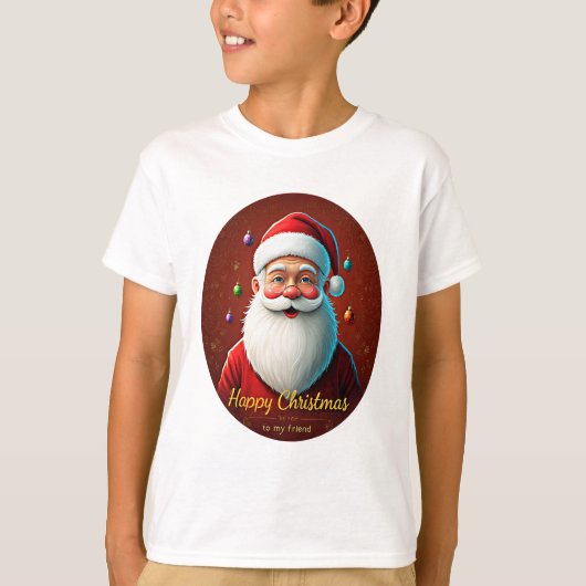 FIJNE KERST VOOR MIJN VRIEND T-SHIRT (Voorkant)