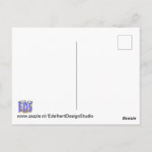 Fijne Kerstdag Octopus Briefkaart (Achterkant)