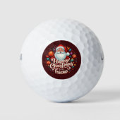 Fijne kerstdagen golfballen (Voorkant)