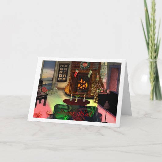 Fijne kerstdagen LeeMarie’s Creative Design Kaart (Voorkant)