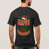 Fijne kerstdagen t-shirt (Achterkant)