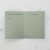 Fijne kerstfeestjes feestdagen kaart (Binnen)